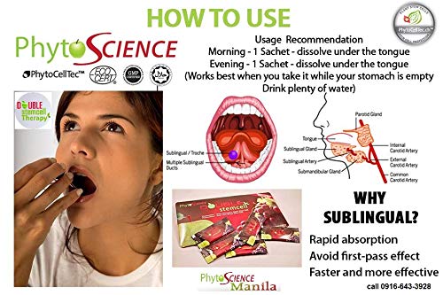 4 Packs Phytoscience Double Stem Cell Anti Aging Acne Treatment Supplement Acai Berry Extract Blueberry Reduce Wrinkles Pores Pimples Fine Lines Skin Beauty & Personal Care phytocelltec