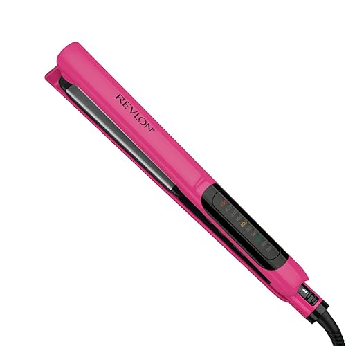 Revlon Smooth Brilliance Ceramic Hair Flat Iron | Smooth Glide and Ultra-Sleek Sylas, (1 in) Beauty & Personal Care REVLON