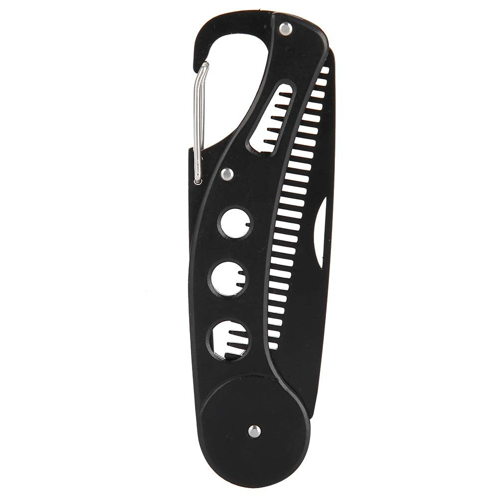 Delaman Men's Stainless Steel Folding Multifunctional Pocket Comb for Beard and Mustache Styling Beauty and Personal Care Delaman