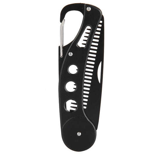 Delaman Men's Stainless Steel Folding Multifunctional Pocket Comb for Beard and Mustache Styling Beauty and Personal Care Delaman