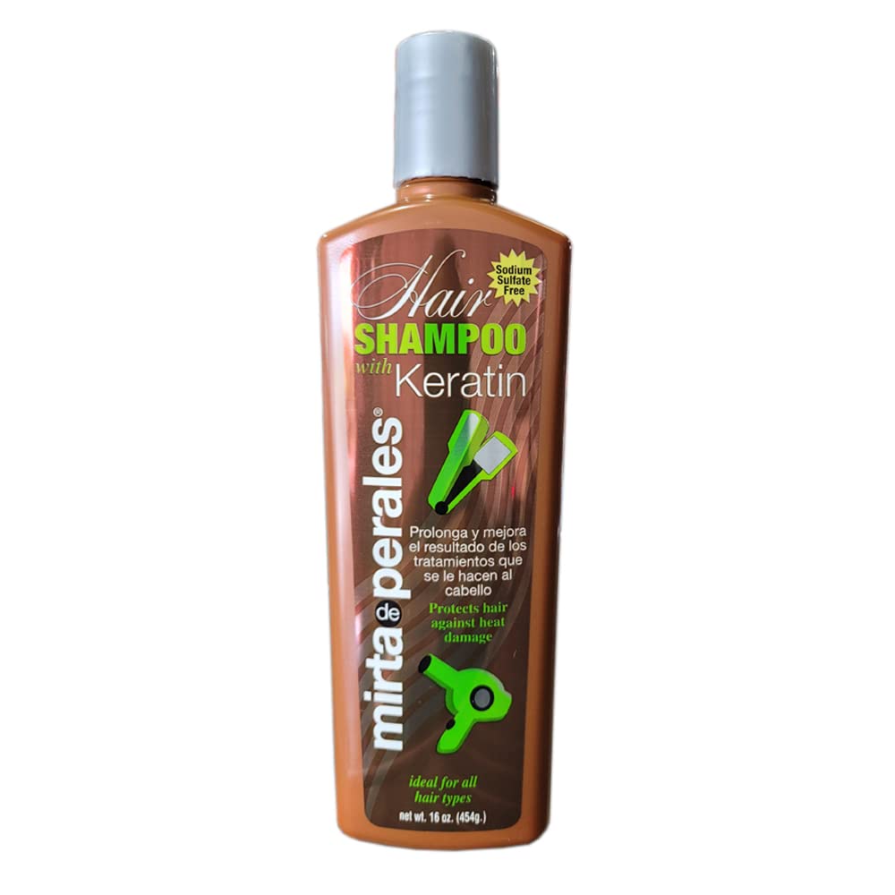 Mirta De Perales Hair Shampoo with Keratin 16 Oz. 2-PACK Beauty & Personal Care Mirta De Perales