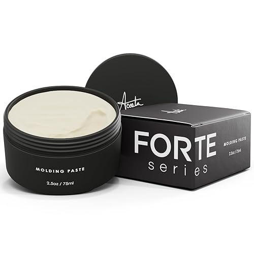 Alex Costa Molding Paste by Forte Series Low Shine Hair Paste for Men Lightweight Hair Texturizer Adds Volume and Definition Medium Flexible (75 ml) Beauty & Personal Care Alex Costa