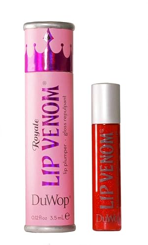 DuWop Lip Venom Lip Plumping Balm - Venom Royale with Red Tint Beauty & Personal Care DuWop