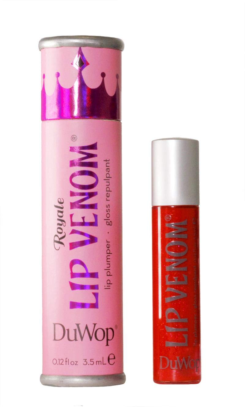 DuWop Lip Venom Lip Plumping Balm - Venom Royale with Red Tint Beauty & Personal Care DuWop