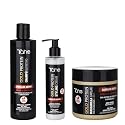 Tahe Gold Protein For Dry Hair Small Kit - Shampoo 300ml, Mask 400ml, Styling Cream 200ml - Nourishing & Softness Beauty & Personal Care Tahe