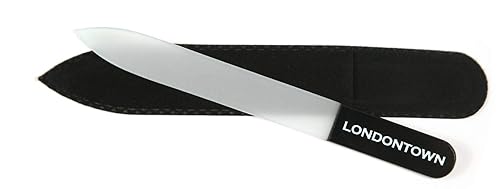 LONDONTOWN Black Glass Nail File, 0.48 oz (Pack of 1) Beauty & Personal Care LONDONTOWN