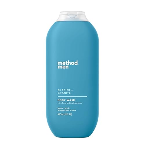Method Men Body Wash, Glacier and Granite, Paraben and Phthalate Free, Quick-Lathering Cleansers, Cruelty Free, 18 oz (Pack of 1) Beauty & Personal Care Method