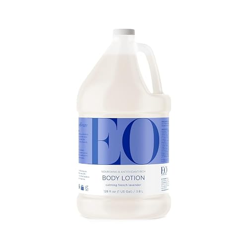 EO Body Lotion Refill for Hands/Body, 1 Gallon, French Lavender, made with Essential Oils for Men and Women Beauty & Personal Care EO