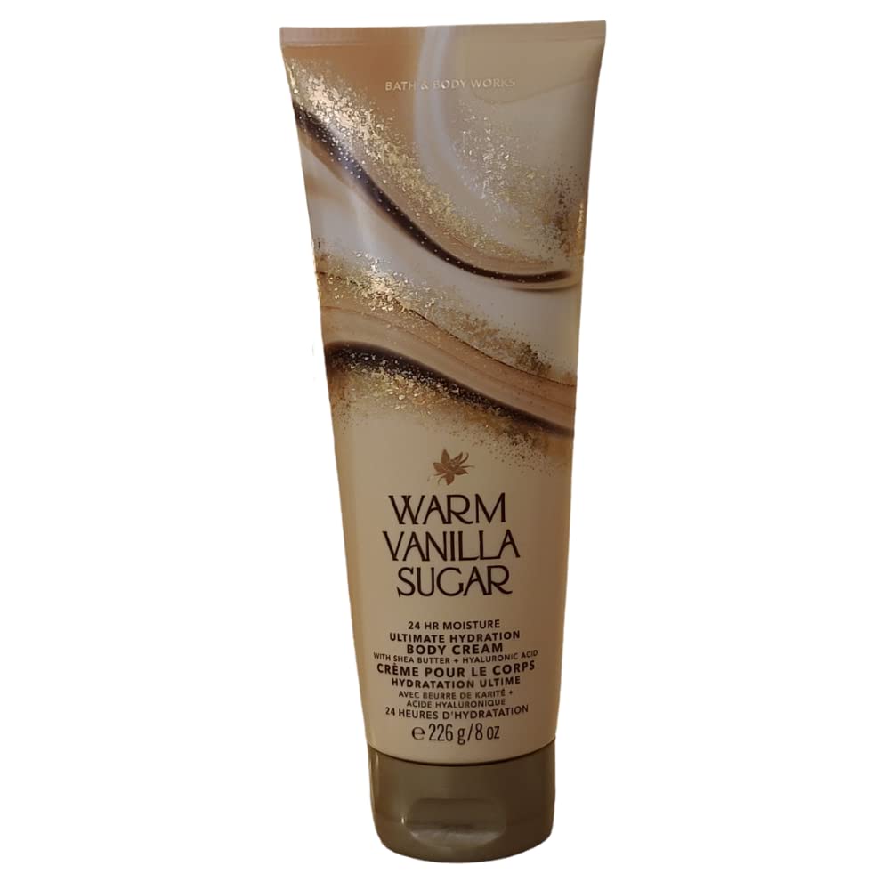 Bath & Body Works Warm Vanilla Sugar Ultra Shea Body Cream 8 Oz (I0095235) Beauty & Personal Care Bath & Body Works