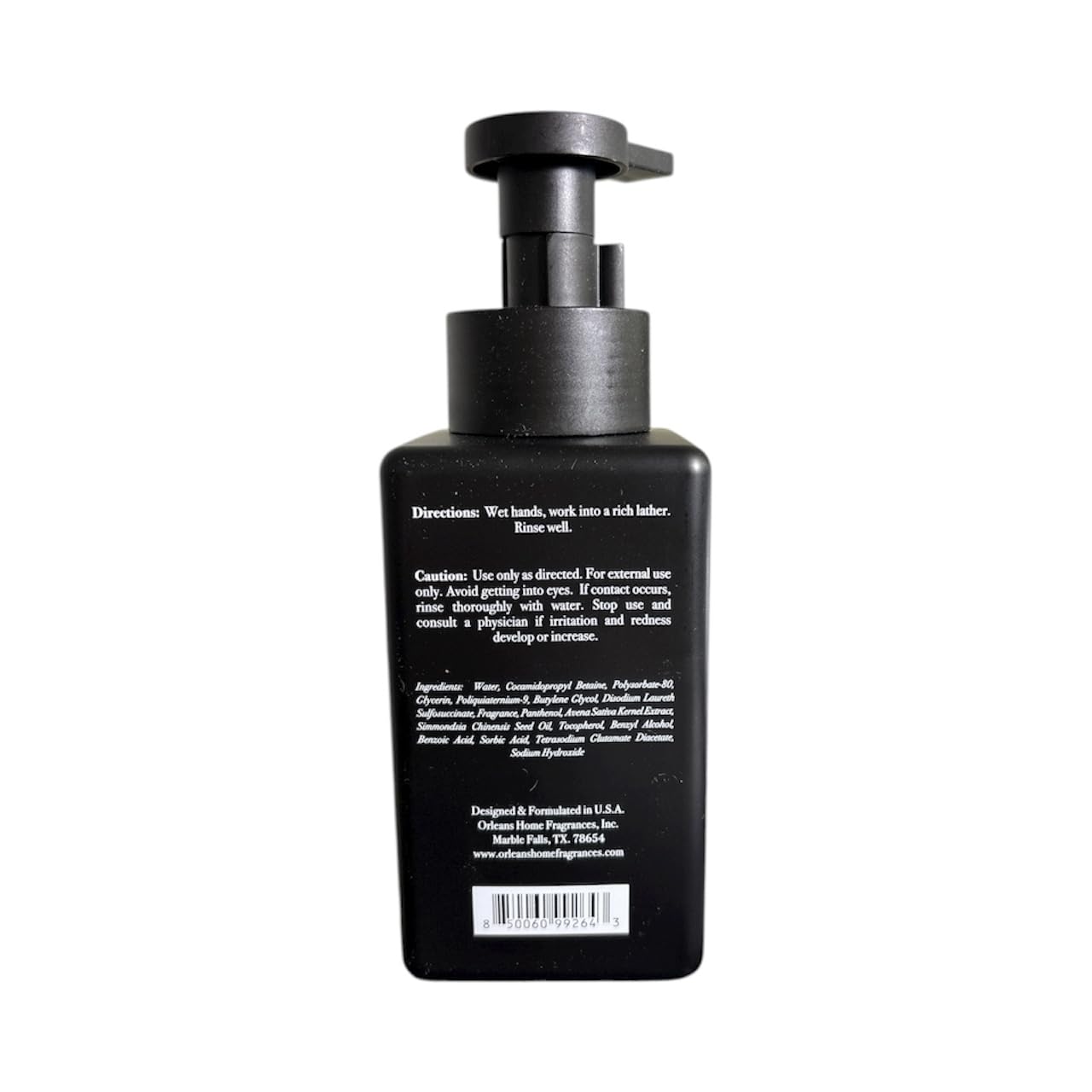 Orleans Home Fragrances 13.4 FL Oz Luxury Foaming Hand Wash (Sandalwood & Leather) Beauty & Personal Care Orleans Home Fragrances