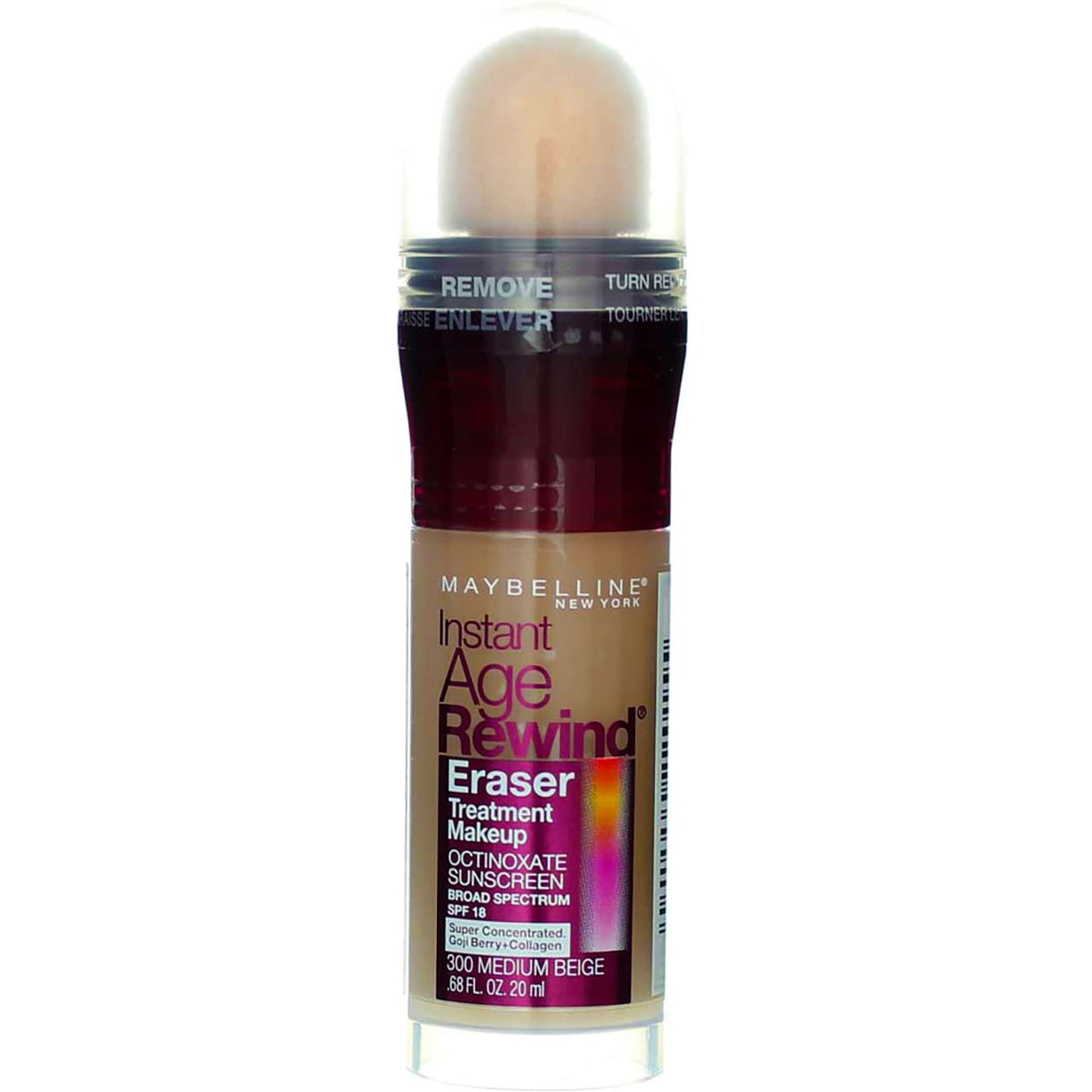 Maybelline Instant Age Rewind Eraser Treatment Makeup, Medium Beige [300] 0.68 oz (Pack of 2) Beauty & Personal Care MAYBELLINE