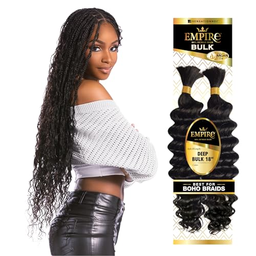 Sensationnel Empire Bulk Braiding-Deep,1 pack 18 inch, 2 DARKBROWN