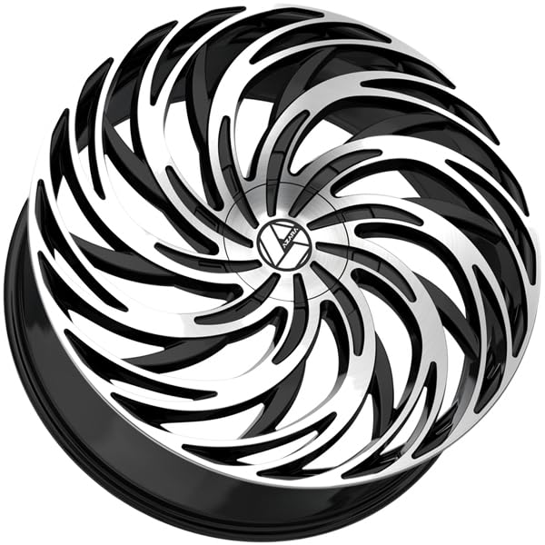 Azara AZA-531 22x8.5 5x112 5x114.3 +38 Cb 74.1 Gloss Black & Machined Beauty & Personal Care Azara
