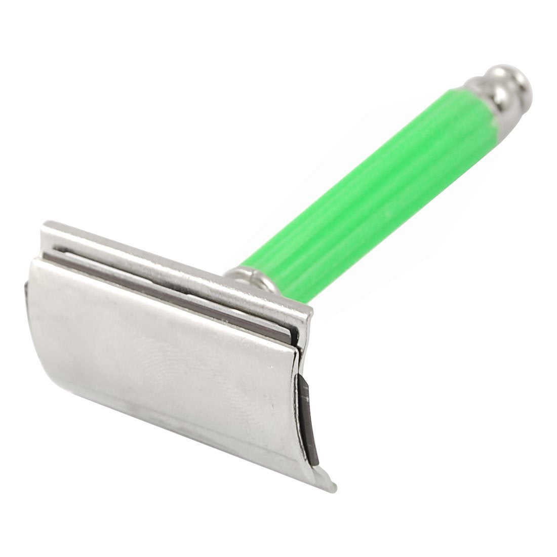 Ruilogod Green Handle Double Edged Blade Man Beard Razor w Case (id: 40b a65 a3f 470 a1d Beauty and Personal Care Ruilogod