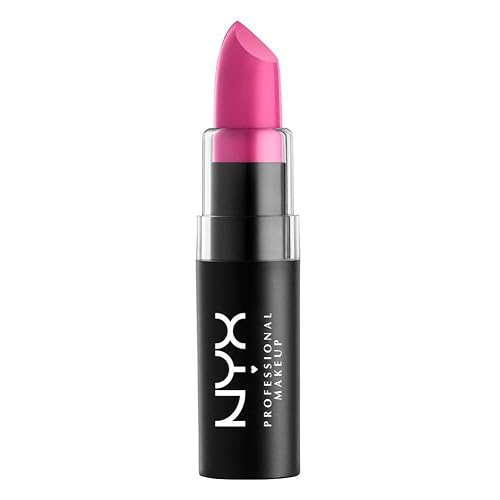 NYX PROFESSIONAL MAKEUP Matte Lipstick - Sweet Pink (Violet Fuchsia) Beauty & Personal Care NYX PROFESSIONAL MAKEUP