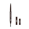 Absolute New York Perfect Eyebrow Pencil Dual-Ended To Shape, Fill, and Define Eyebrows (MEBP03 Dark Brown Hard) Beauty & Personal Care Absolute New York