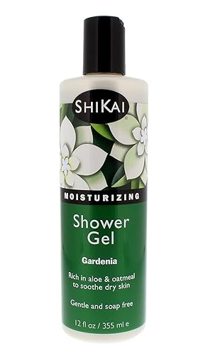 ShiKai Daily Moisturizing Shower Gel (Gardenia, 12 oz) | Gentle Formula | With Aloe Vera & Oatmeal for Soft, Healthy Skin | Dry Skin Relief Beauty & Personal Care ShiKai