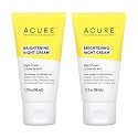 Acure Brightening Night Cream, 1.7 fl oz (50 ml) (Pack of 2) Beauty & Personal Care Acure
