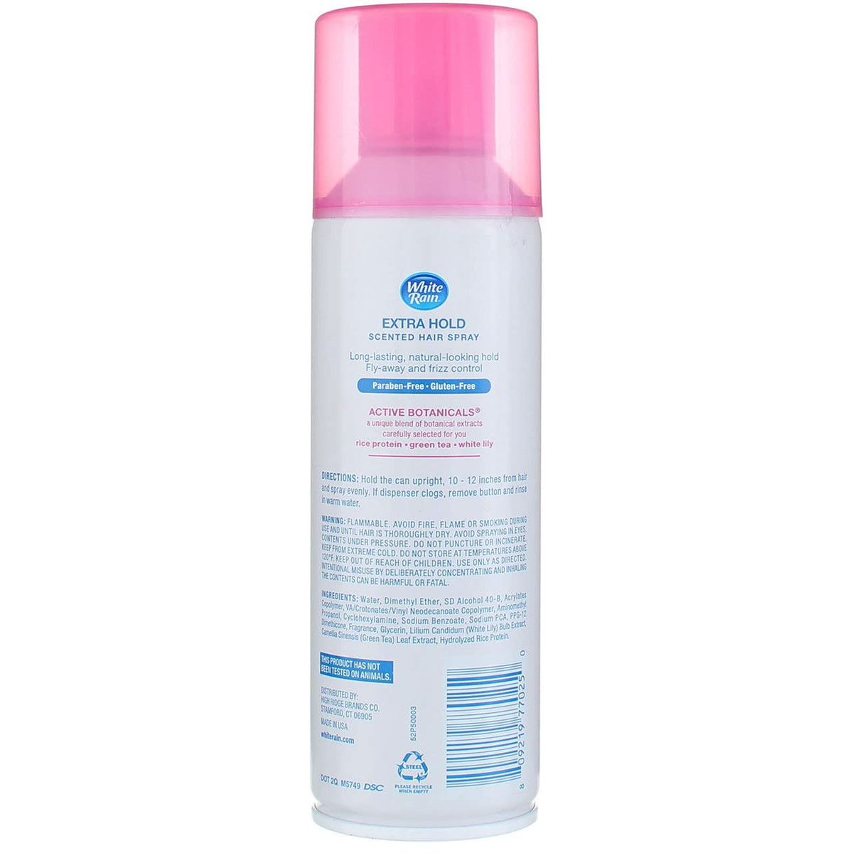 White Rain Hair Spray Aerosol Extra Hold 7 Ounces (Value Pack of 4) Beauty & Personal Care White Rain