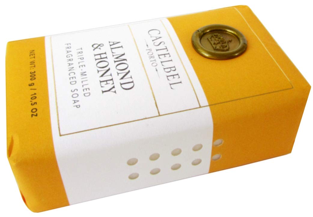 Castelbel Porto"Almond & Honey" - Triple-Milled Fragranced Soap Bar 10.5 Ounce. Made in Portugal. Beauty & Personal Care Castelbel Porto