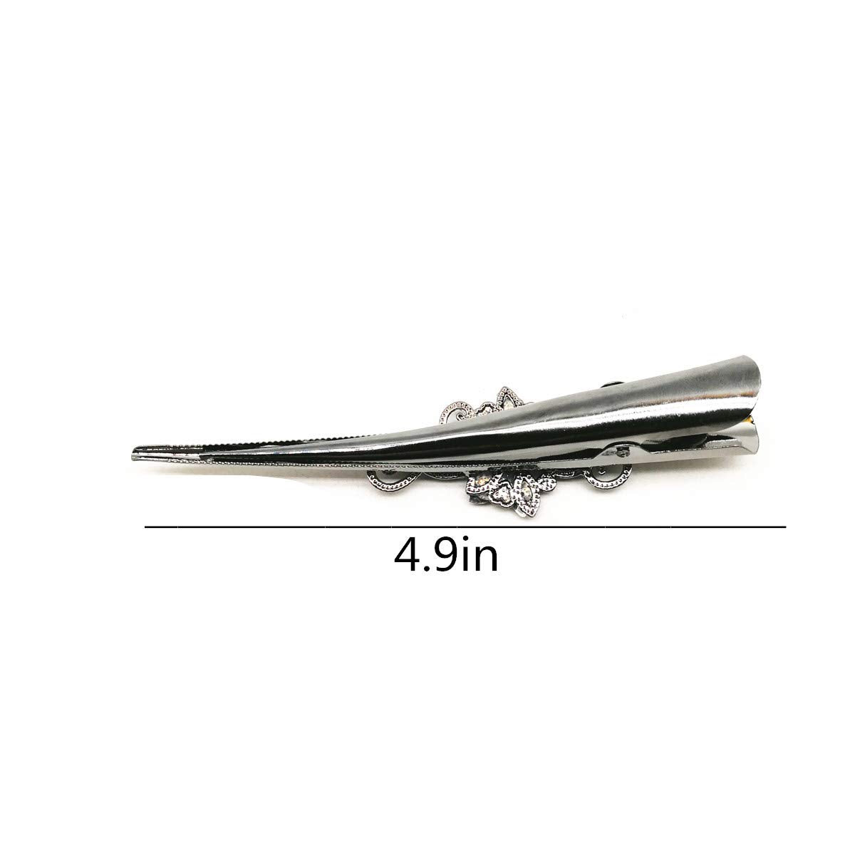 Set of 6 Metal Alligator Sectioning Clips for Women and girl- Pretty Strong Clamp Hairpins Non-Slip Hair Grips Beauty & Personal Care CONOFA