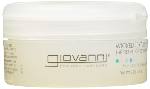 GIOVANNI Wicked Texture The Definition Of Pomade - Styling Hair Pomade, Helps to Shape Hair & Smooth Texture, Water Based Pomade that Washes Out Beauty & Personal Care GIOVANNI