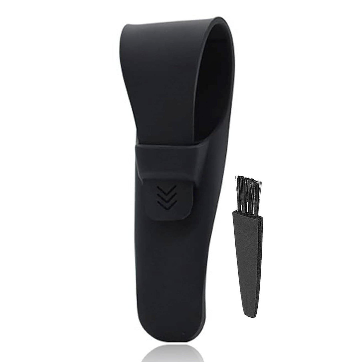 LinMei Silicone Razor Travel Case Compatible with Gillette, Parker, Merkur Razor (Black+Cleaning Brush) Beauty and Personal Care LinMei