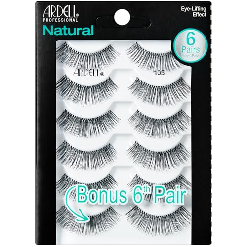 Natural 105 Black - 6 Pairs pack Beauty & Personal Care Ardell