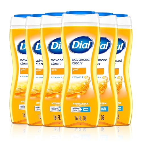 Dial Body Wash, Advanced Clean Gold, 16 fl oz, Pack of 6 Beauty & Personal Care Dial