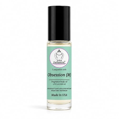 ZEKA PARFUMERIE Ombre Nomade Perfume Oil | Long-Lasting Unisex Fragrance Body Oil | Alcohol-Free Roll-On | 1/3 Fl Oz (9.86 mL) Made in USA Beauty & Personal Care ZEKA PARFUMERIE