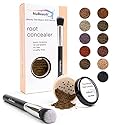 NuBeauti Root Touch Up Powder - True-to-Nature Hairline Concealer with 11 Shades - Fragrance-Free, Talc-Free, Paraben-Free (With Brush, Dark Brown) Beauty & Personal Care NuBeauti