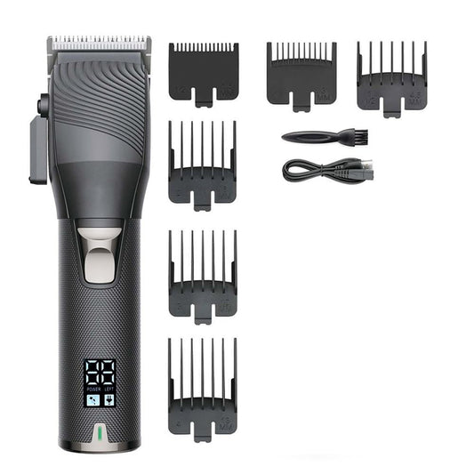 HEYLZBKCF Mens Hair Clippers Professional Clipper Rechargeable Trimmer for Men Barber Cut Machin Beard Cutting Machine Cutter(Black) Beauty and Personal Care HEYLZBKCF