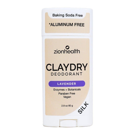 Zion Health Clay Dry Solid Lavender 2.5 Oz Beauty and Personal Care Adama Minerals