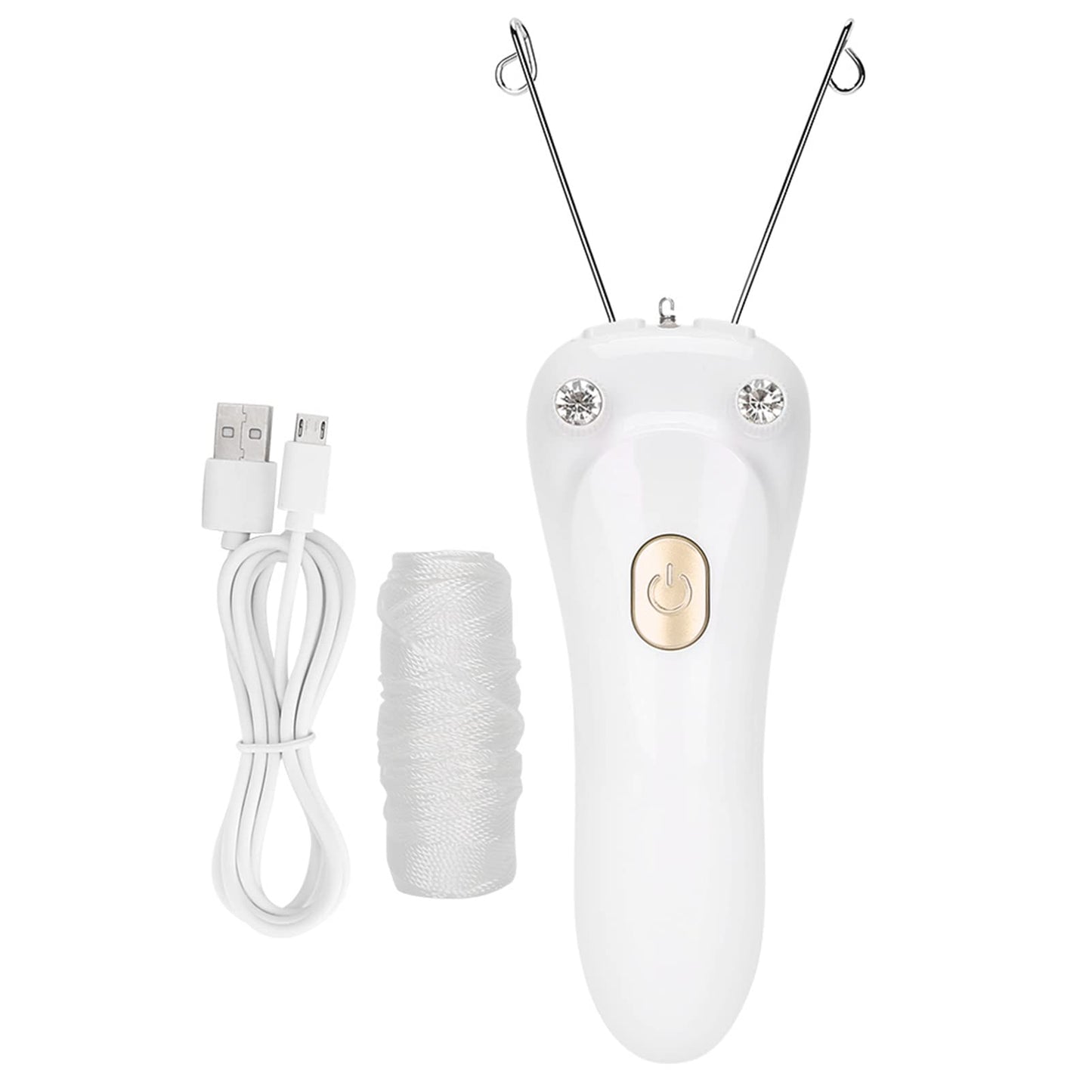 JTLB Electric Thread Epilator Epilator Cotton Thread Epilator with USB Charging (USB Cable Cotton Thread Host) (Gold) Beauty and Personal Care JTLB