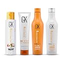 GK Shield Shampoo Conditioner Set (240ml) with Coco The Best and pH+ Shampoo (100ml) - Smoothing Hair Care Kit for Frizz Control Damage Free Beauty & Personal Care GK HAIR