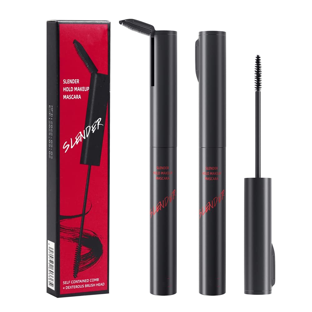 2 in 1 Waterproof Mascara, Tiny Brush for Fine Short Eyelash, Natural Lengthening And Thickening Effect, Extra Long Lash Eyelashes,Voluminous Beauty & Personal Care LESITI