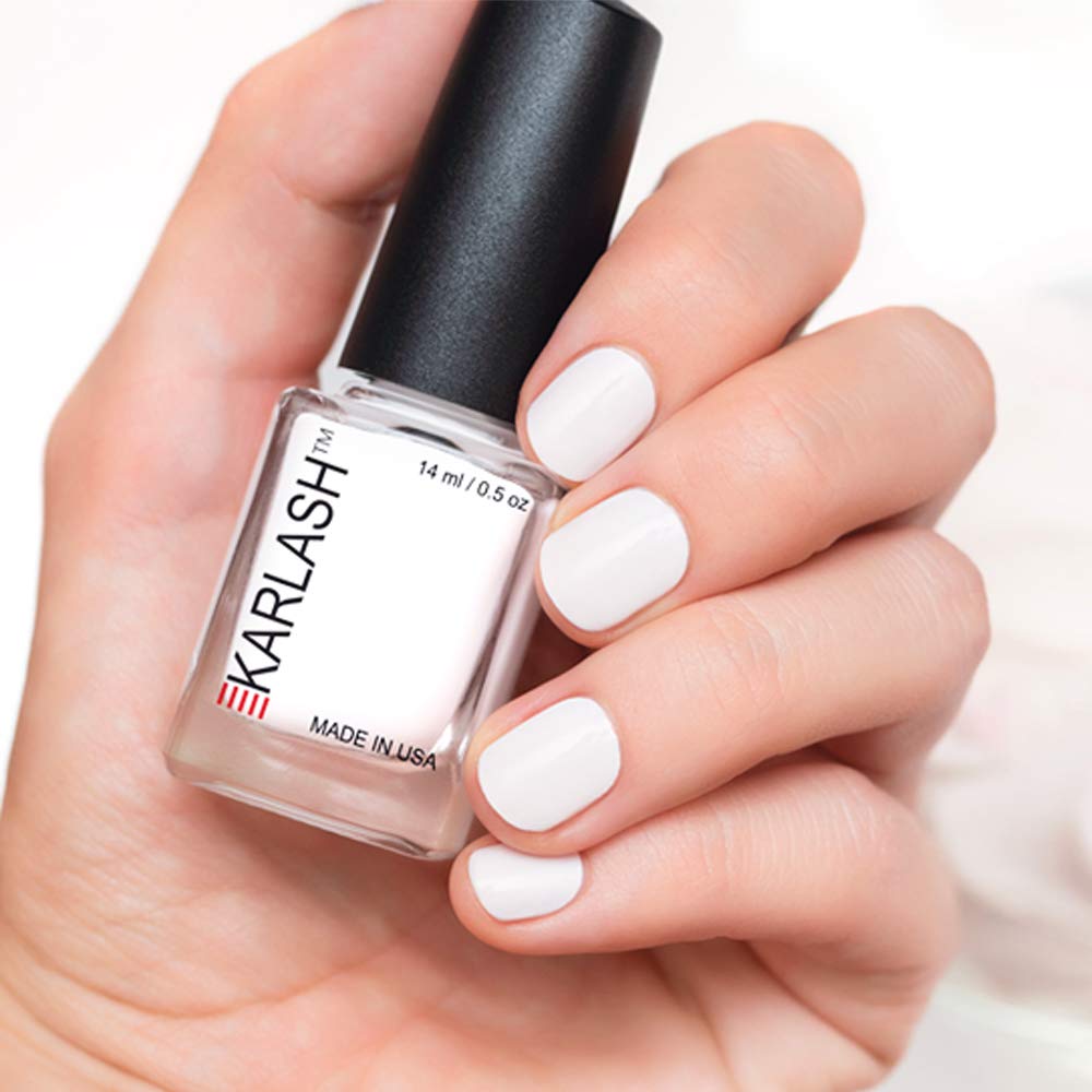 Karlash Super White Nail Polish 0.5 ounce Long-lasting and Smooth Application Beauty & Personal Care Karlash