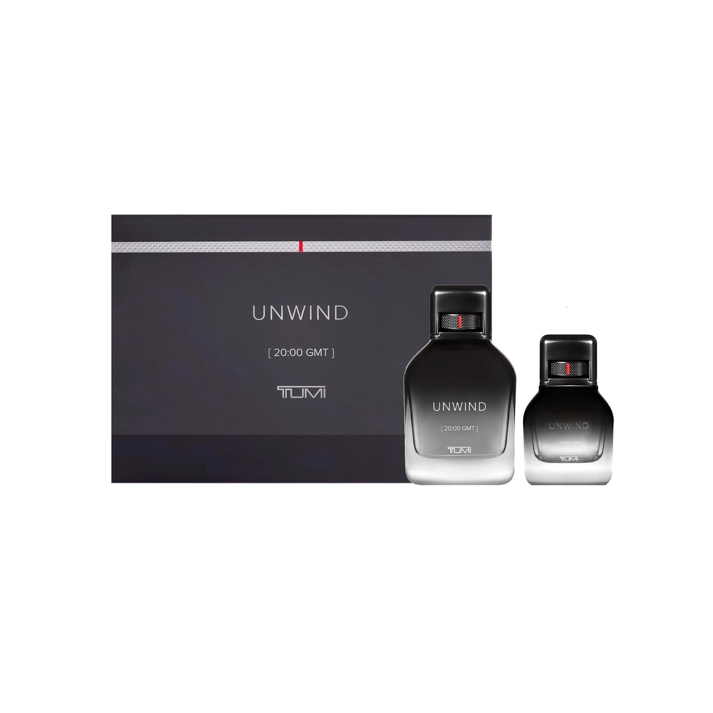 TUMI UNWIND [20:00 GMT] Gift Set - Warm Cologne for Men with Floral & Woody Fragrance Notes - 3.4 oz & 1.0 oz Eau de Parfum Beauty & Personal Care TUMI