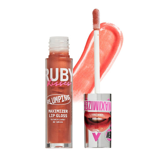 Ruby Kisses Hyaluronic Lip Gloss, High-Shine Volumizing Plumping Hydrating Beauty & Personal Care Ruby Kisses