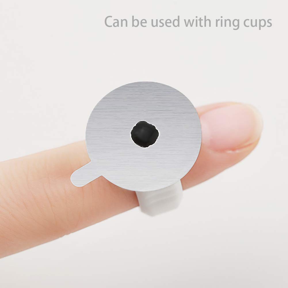 900 PCS 1 Inch Disposable Eyelash Glue Holder Pallet Stickers Pads Waterproof Glue Aluminum Foil Stickers with 2 PCS Eyelash Extension Jade Stone Beauty & Personal Care Jolbndcv