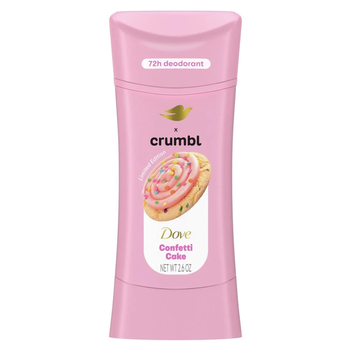 Dove Crumbl Limited Edition Confetti Cake Body Care Gift Set, 3 Count Beauty and Personal Care Dove