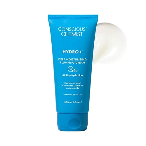 Conscious Chemist™ Hyaluronic Acid Face Gel with Ceramides | Lightweight Gel Cream| Plumps & Hydrates | For Dull & Dehydrated Skin | Fragrance Free Beauty & Personal Care Conscious Chemist