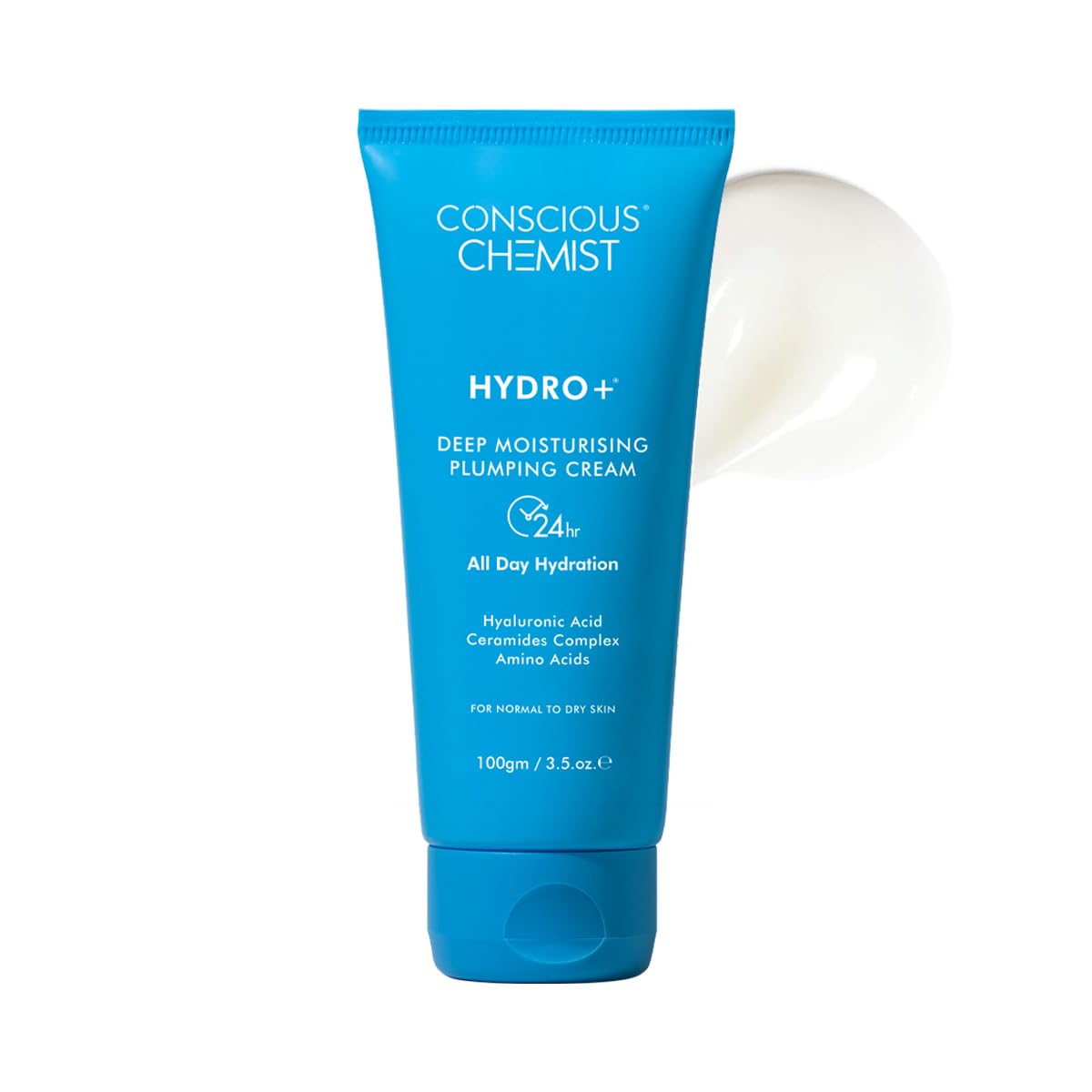 Conscious Chemist™ Hyaluronic Acid Face Gel with Ceramides | Lightweight Gel Cream| Plumps & Hydrates | For Dull & Dehydrated Skin | Fragrance Free Beauty & Personal Care Conscious Chemist