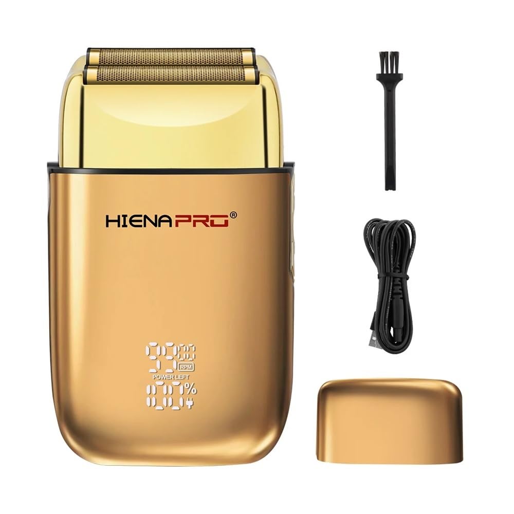 Razors 10,000 RPM High Power Men's Razor - Wireless use of Precision Trim, USB Charging, Powerful, Designed for Home Electric Razors(HYN-809golden) Beauty and Personal Care EWKYLSEM