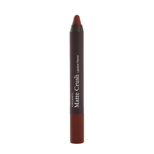 VASANTI Matte Crush Lipstick Pencil (Brownie Bite) | Long-Lasting, Water-Resistant Lip Liner Pencil that Won’t Smudge | Highly Pigmented, Soft Matte Beauty & Personal Care VASANTI