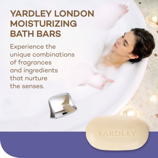 Yardley London English Lavender with Essential Oils Soap Bar, 4.25 Ounce (Pack of 12) Beauty & Personal Care Yardley