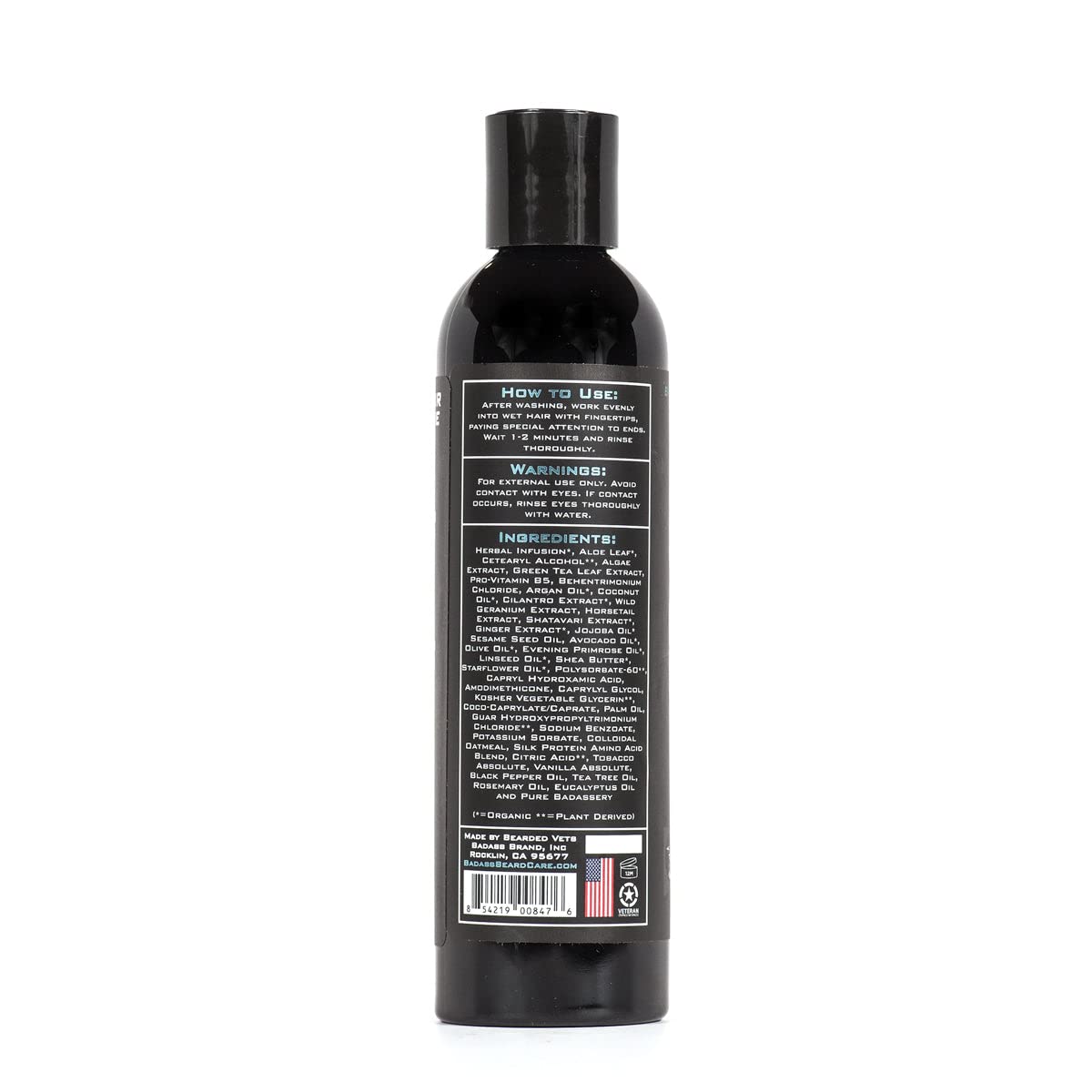 Badass Beard Care Beard Conditioner For Men - THE OUTLAW, 8oz - Made of Natural Ingredients for A Healthy, Soft, & Itch Free Beard and Mustache Beauty & Personal Care Badass Beard Care