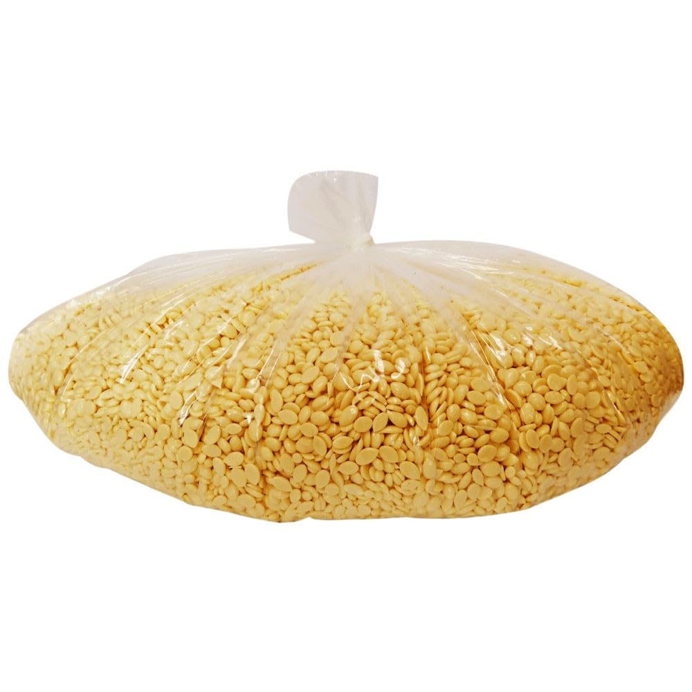 Waxness Film Hard Wax Beads Natural 22 lb (10 kg) - Stripless Professional Hard Wax Bulk Size for Face & Body, Salon Use - Made in Italy Beauty and Personal Care Waxness