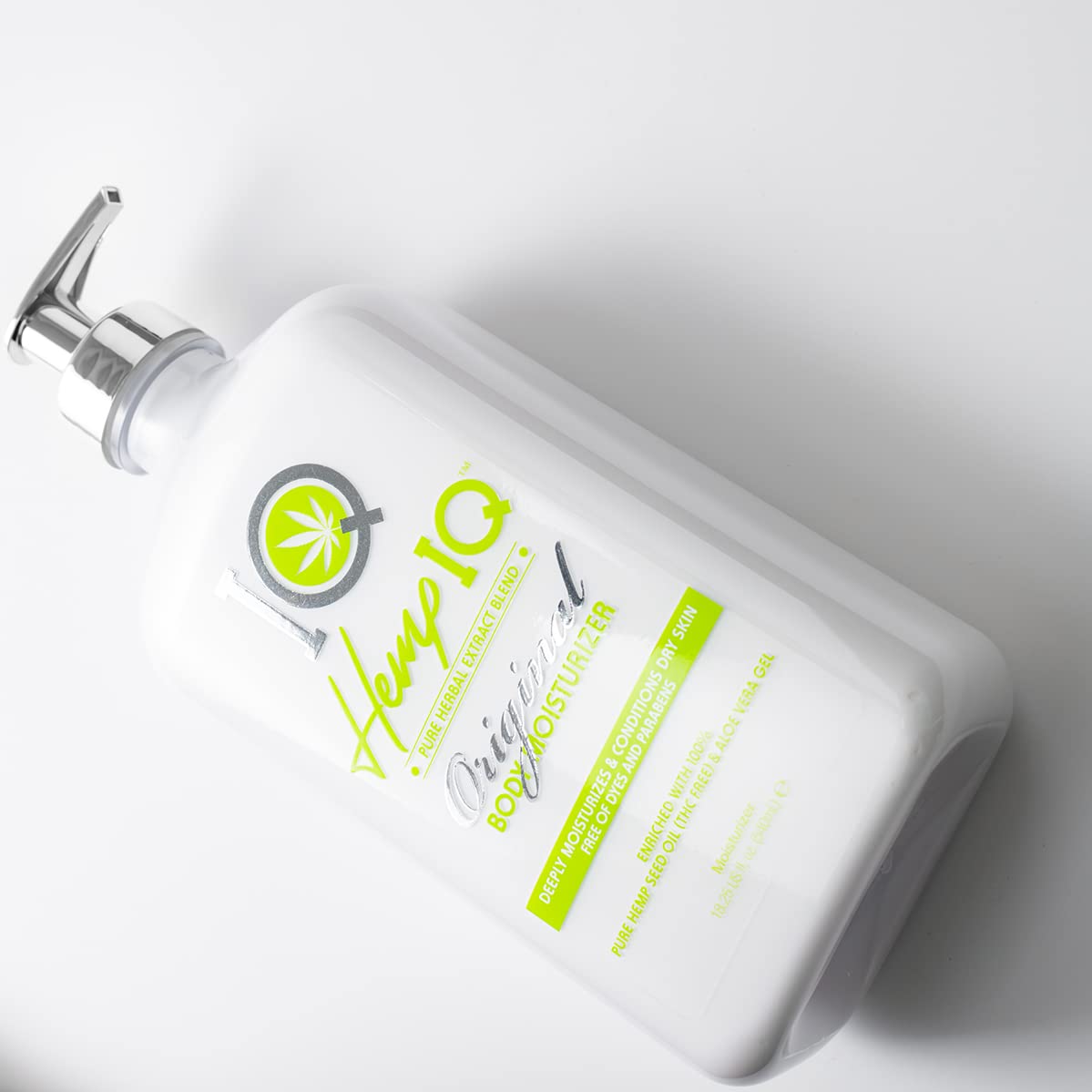 HEMP IQ Original Body Moisturizer | 100% Pure Hemp Seed Oil | Ultra-Hydrating Daily Moisturizer 18.25 oz. Beauty & Personal Care Hemp IQ