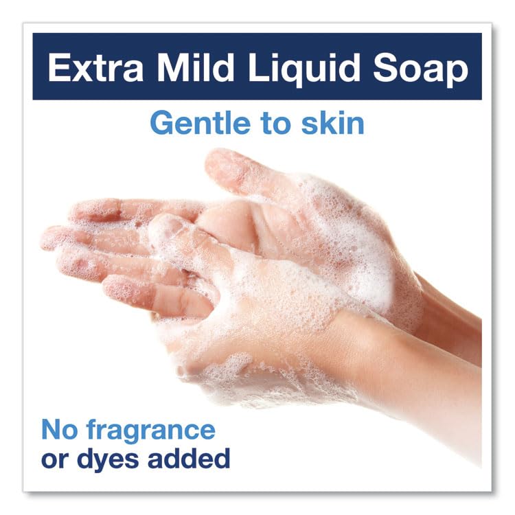 Premium Extra Mild Soap Refill Unscented 1 L 6/Carton Beauty & Personal Care Tork
